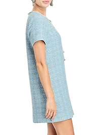 Ainslee Tweed Shift Minidress