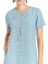 Ainslee Tweed Shift Minidress