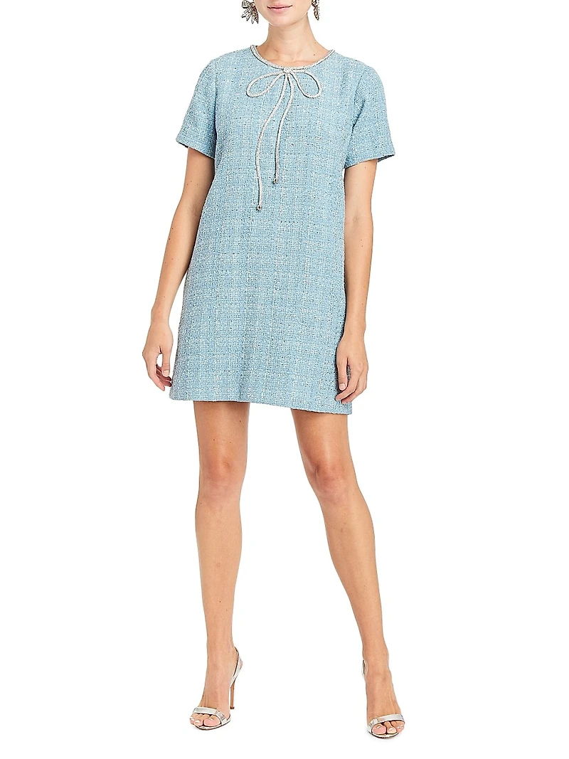 Ainslee Tweed Shift Minidress