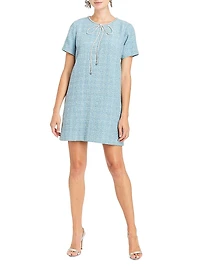 Ainslee Tweed Shift Minidress