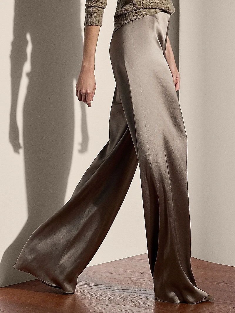 Lux Stretch Satin Trousers