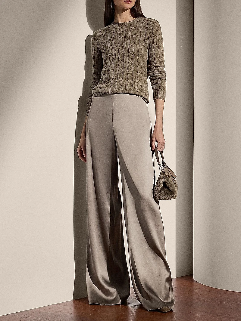 Lux Stretch Satin Trousers