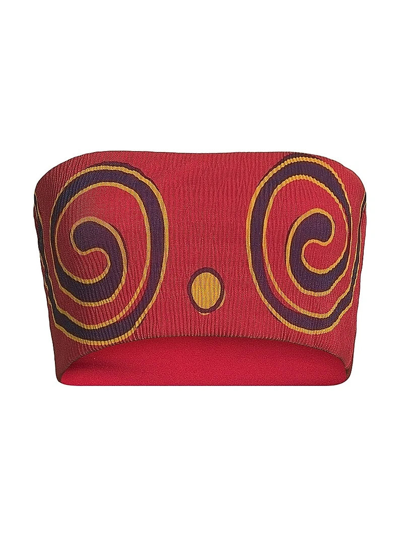 Odessa Abstract Bandeau Top