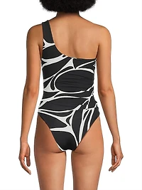 Porto Abstract One-Piece Swimsuit