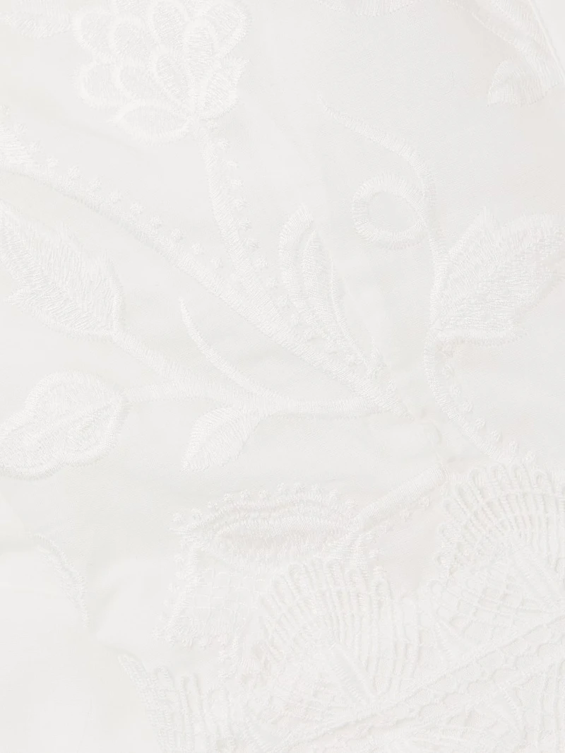 Core Margarita Embroidered Cotton Minidress