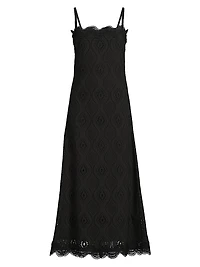 Time Thalia Cotton Sleeveless Midi-Dress