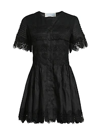 Core Violetta Linen Minidress