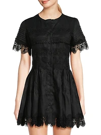 Core Violetta Linen Minidress