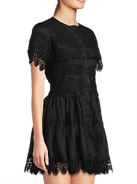 Core Violetta Linen Minidress