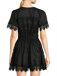 Core Violetta Linen Minidress