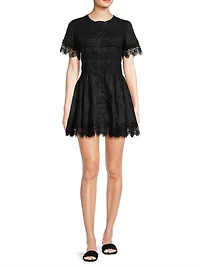 Core Violetta Linen Minidress