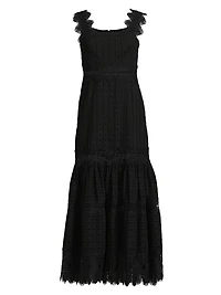 Core Ibiza Cotton Tiered Maxi Dress