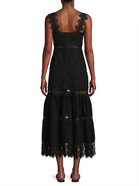 Core Ibiza Cotton Tiered Maxi Dress