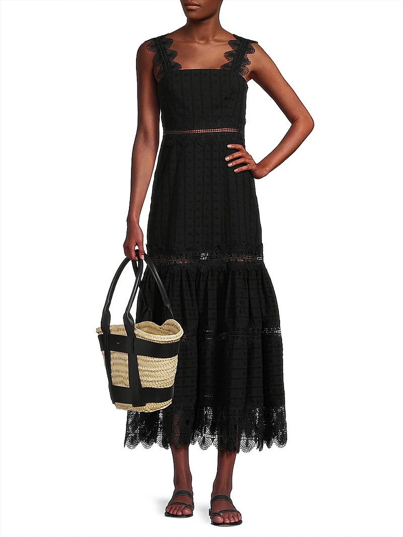 Core Ibiza Cotton Tiered Maxi Dress