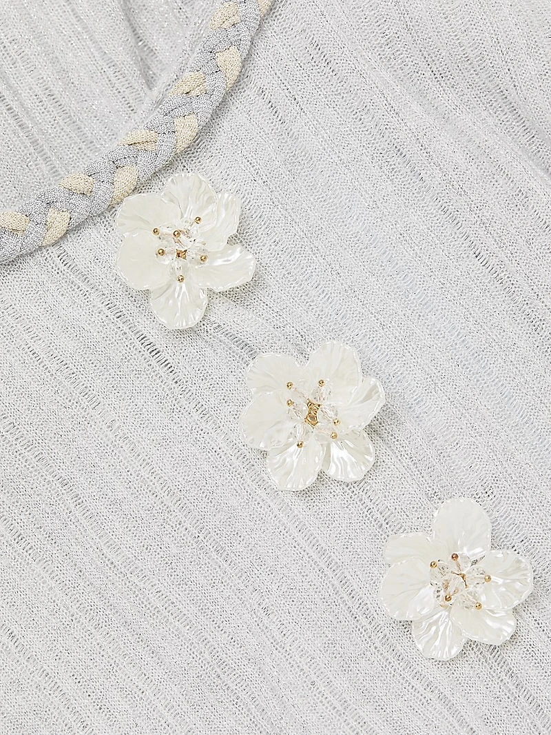 Time Lavinia Metallic Ribbed Jumpsuit