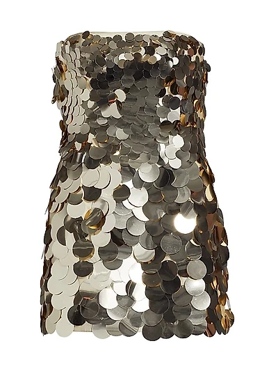 Jorja Sequin Bandeau Minidress