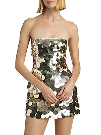 Jorja Sequin Bandeau Minidress