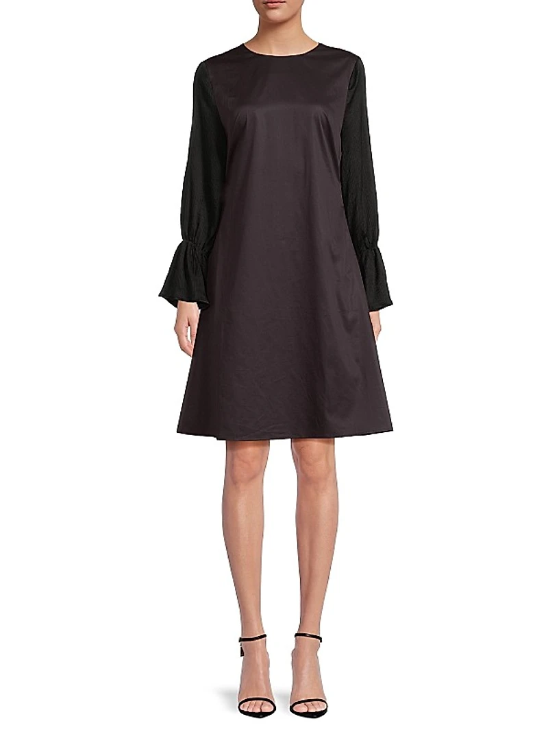 Thalia A-Line Cotton Dress