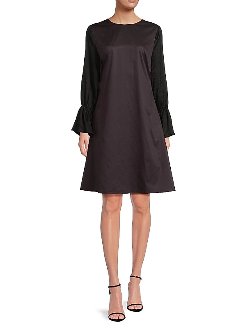 Thalia A-Line Cotton Dress