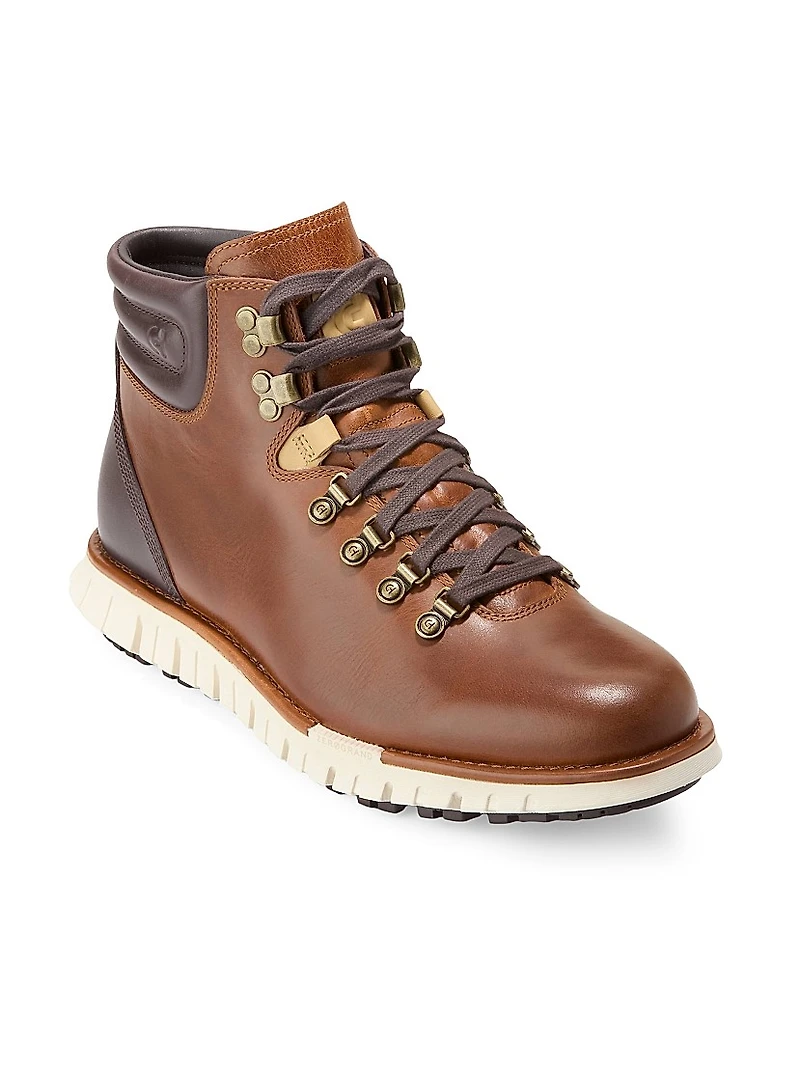 ZeroGrand Remastered Berkshire Lug-Sole Leather Oxfords