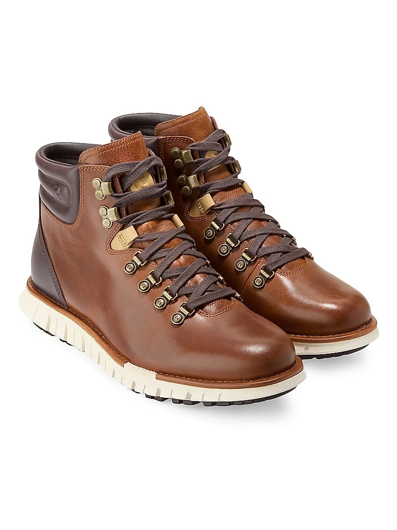 ZeroGrand Remastered Berkshire Lug-Sole Leather Oxfords