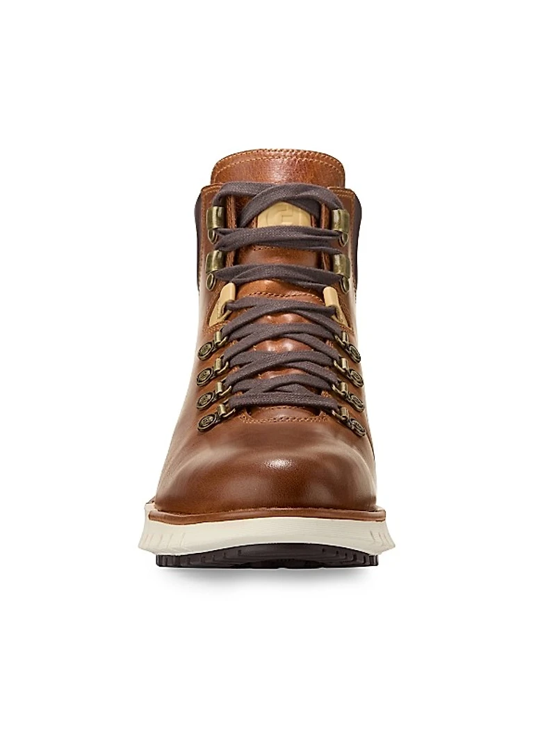 ZeroGrand Remastered Berkshire Lug-Sole Leather Oxfords