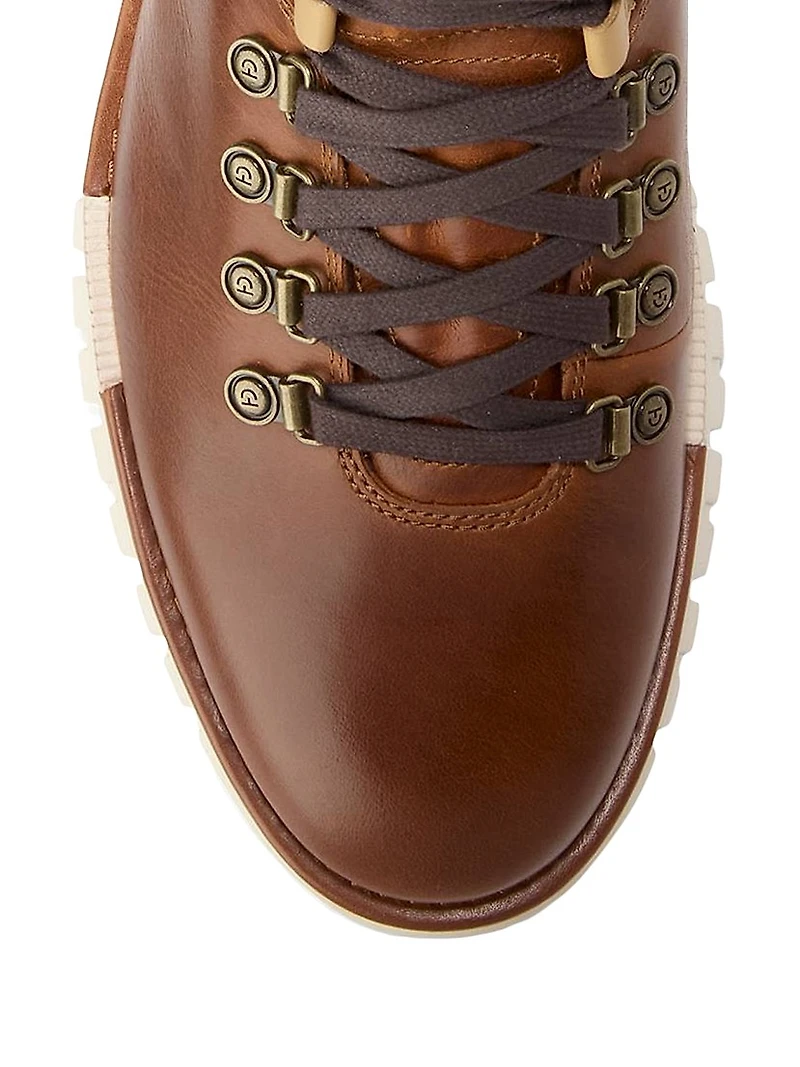 ZeroGrand Remastered Berkshire Lug-Sole Leather Oxfords