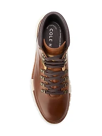 ZeroGrand Remastered Berkshire Lug-Sole Leather Oxfords