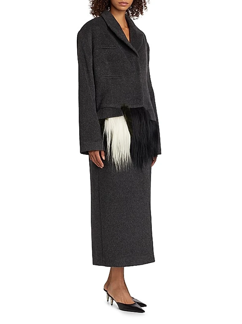 Fera Wool-Blend Coat