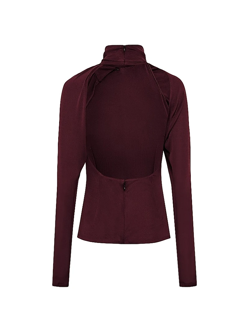 Alira Jersey Open-Back Top