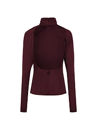 Alira Jersey Open-Back Top