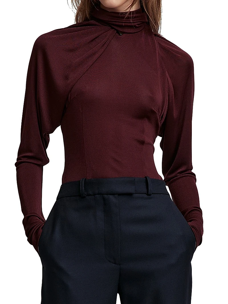 Alira Jersey Open-Back Top