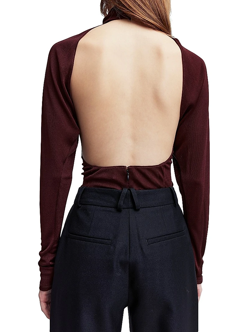 Alira Jersey Open-Back Top