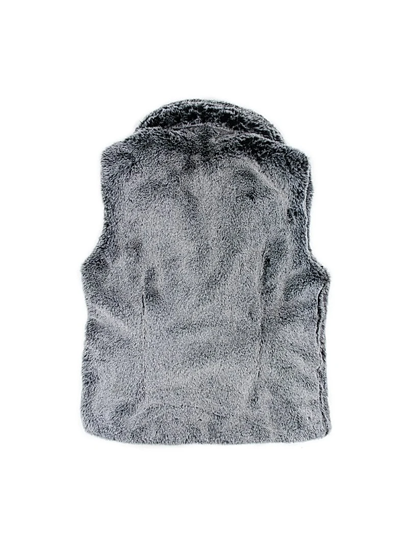 Faux Fur Zip-Up Vest