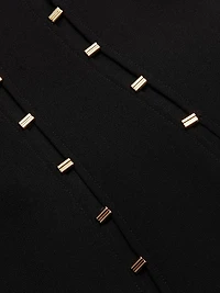 Rossgreen Crepe Strapless Minidress