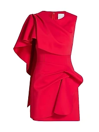 Cateby Draped Minidress
