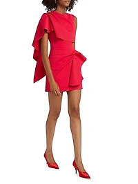 Cateby Draped Minidress