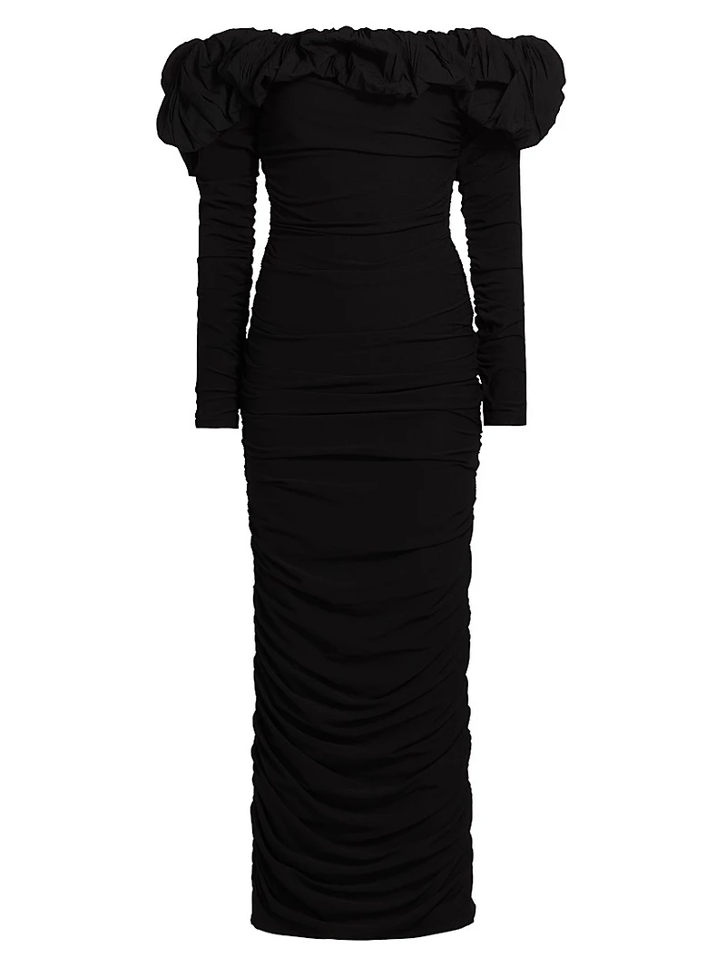 Ambleside Off-The-Shoulder Maxi-Dress