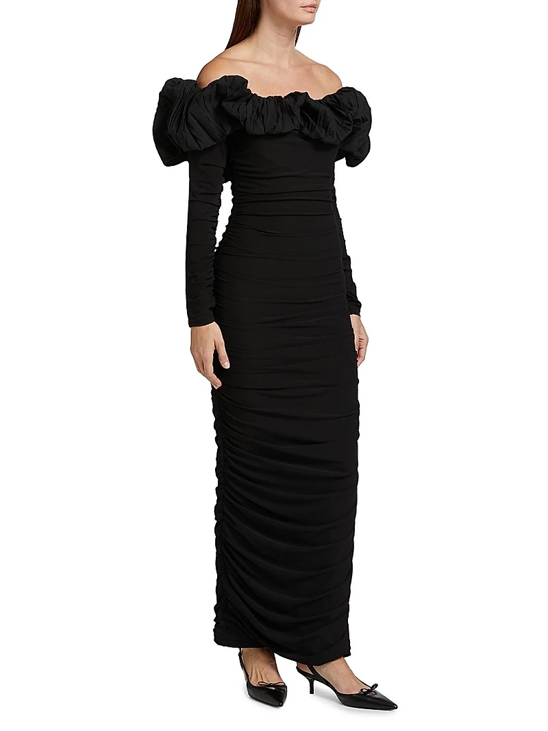 Ambleside Off-The-Shoulder Maxi-Dress