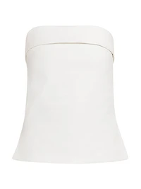 Cecile Cotton Strapless Top