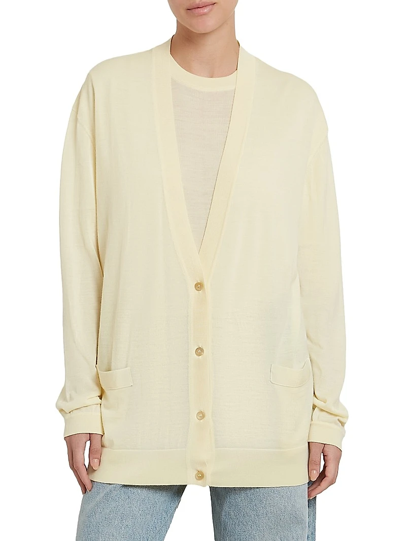 Brando Wool V-Neck Cardigan
