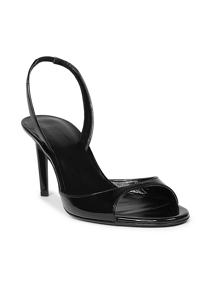 Scarlett Sling Patent Leather Slingback Sandals