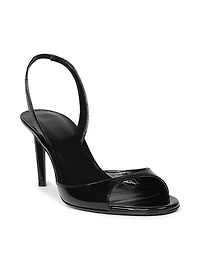 Scarlett Sling Patent Leather Slingback Sandals