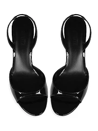 Scarlett Sling Patent Leather Slingback Sandals