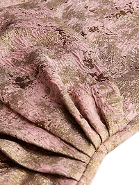 Felix Metallic Abstract Jacquard Column Gown