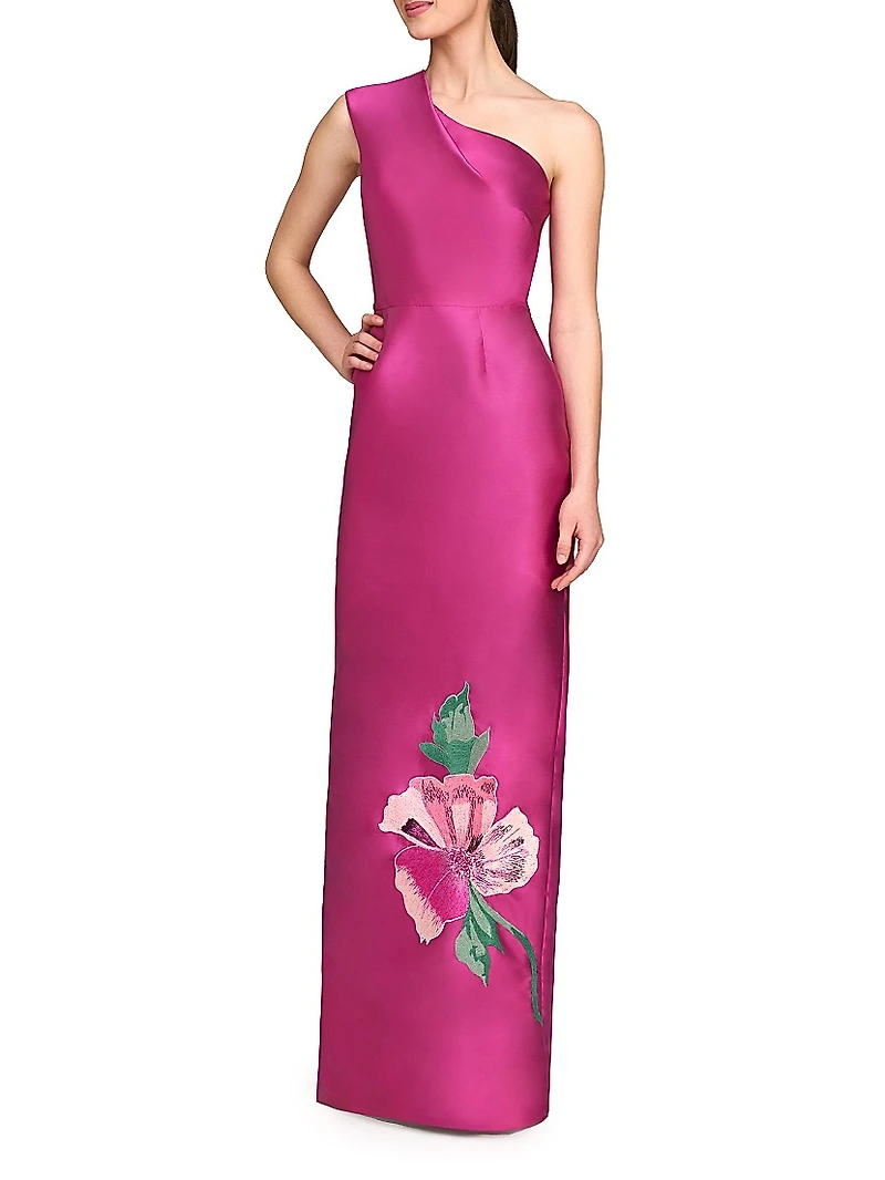 Irina Mikado Column Gown
