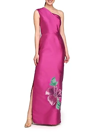 Irina Mikado Column Gown