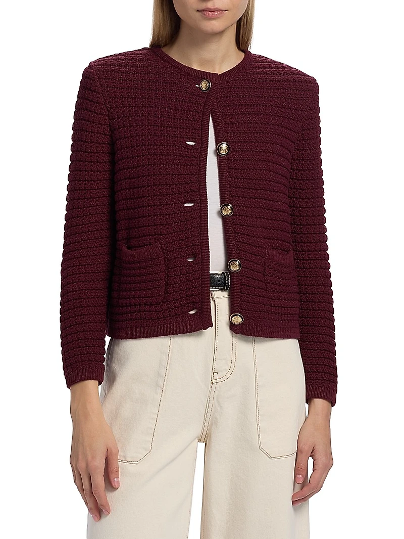Gaspard Cotton-Blend Knit Cardigan