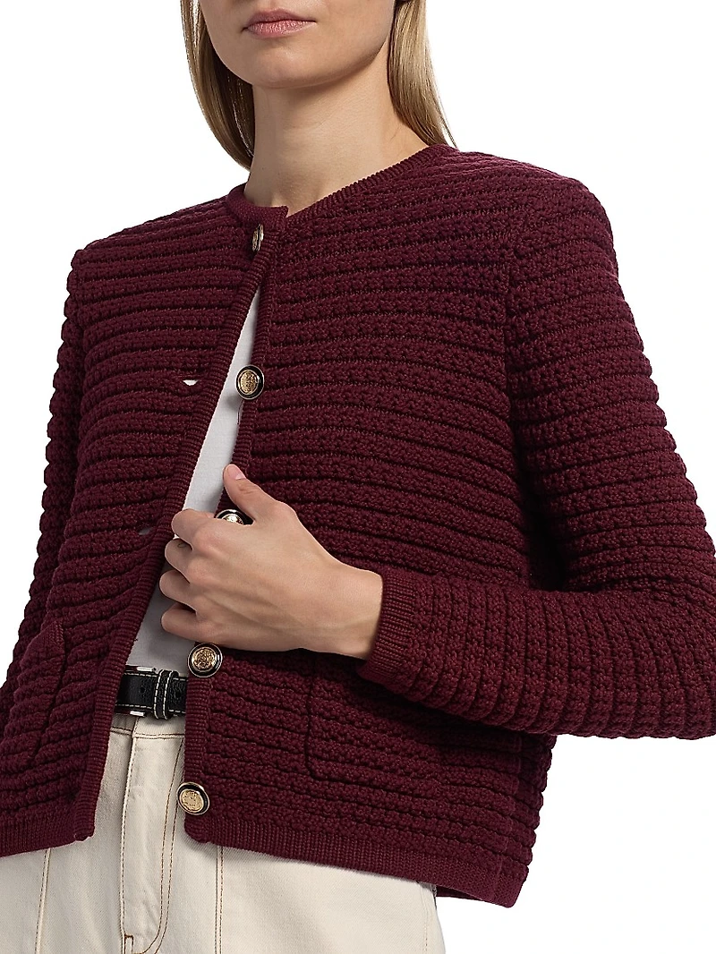 Gaspard Cotton-Blend Knit Cardigan