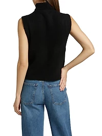 Mapache Mock Turtleneck Top